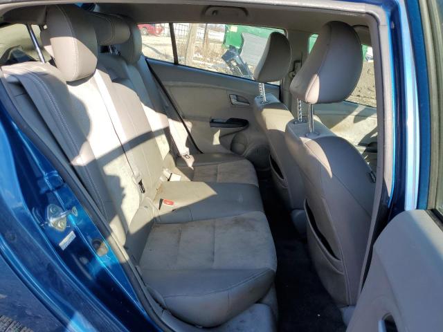 JHMZE2H71ES000122 - 2014 HONDA INSIGHT EX BLUE photo 10