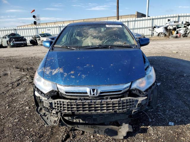 JHMZE2H71ES000122 - 2014 HONDA INSIGHT EX BLUE photo 5