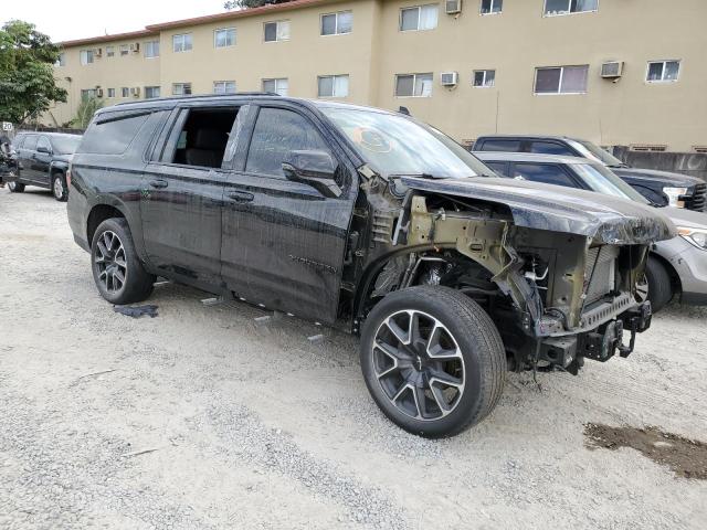 1GNSCEKD0MR347964 - 2021 CHEVROLET SUBURBAN C1500 RST BLACK photo 4