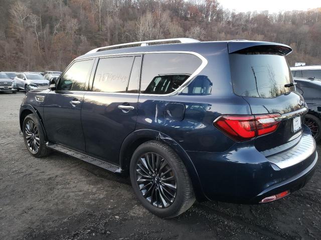 JN8AZ2AF4N9743485 - 2022 INFINITI QX80 LUXE BLUE photo 2