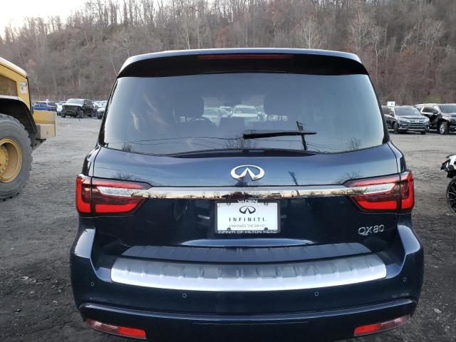 JN8AZ2AF4N9743485 - 2022 INFINITI QX80 LUXE BLUE photo 6