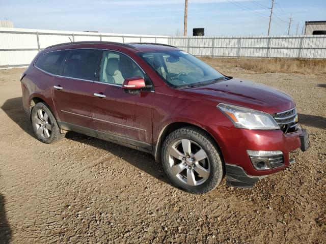 1GNKVJKD5FJ205839 - 2015 CHEVROLET TRAVERSE LTZ RED photo 4