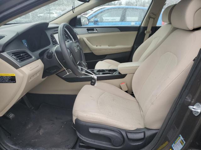 5NPE24AF3GH324485 - 2016 HYUNDAI SONATA SE BROWN photo 7