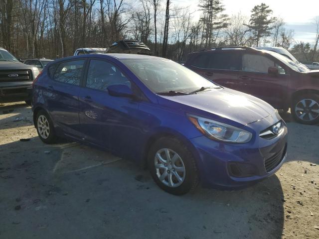 KMHCT5AE9DU086561 - 2013 HYUNDAI ACCENT GLS BLUE photo 4