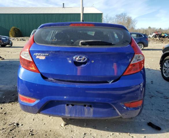 KMHCT5AE9DU086561 - 2013 HYUNDAI ACCENT GLS BLUE photo 6