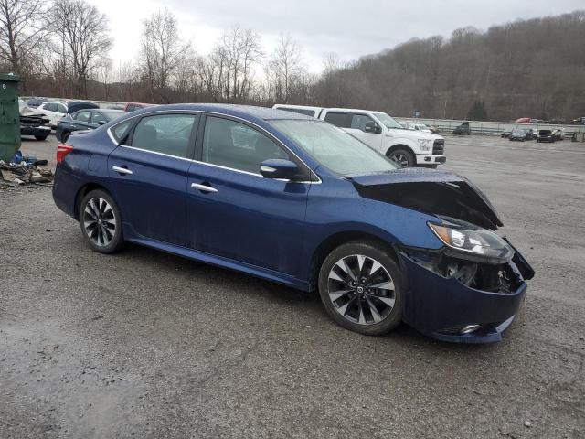 3N1AB7AP3KY355582 - 2019 NISSAN SENTRA S BLUE photo 4