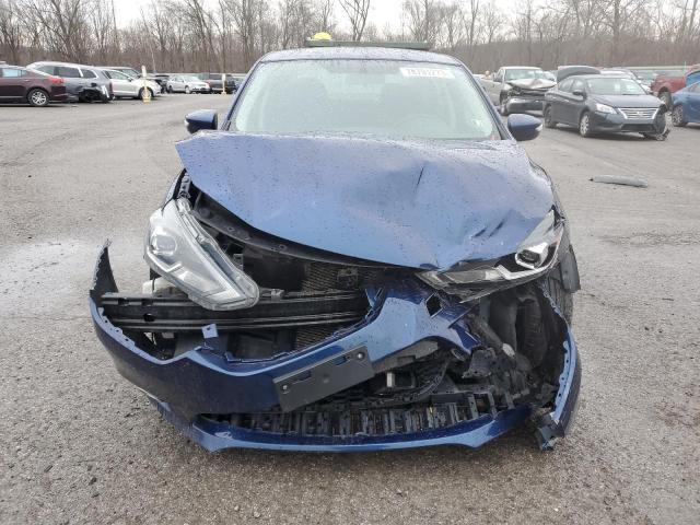 3N1AB7AP3KY355582 - 2019 NISSAN SENTRA S BLUE photo 5