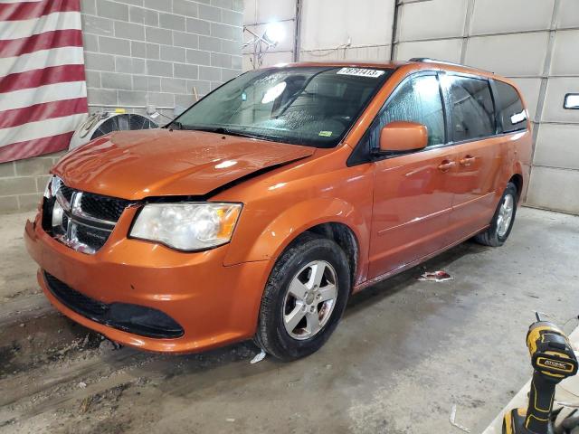 2D4RN3DGXBR725912 - 2011 DODGE GRAND CARA MAINSTREET ORANGE photo 1