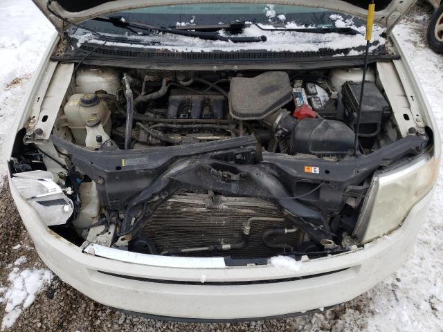 2FMDK4JC7ABB51568 - 2010 FORD EDGE SEL WHITE photo 12