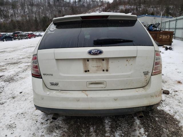 2FMDK4JC7ABB51568 - 2010 FORD EDGE SEL WHITE photo 6