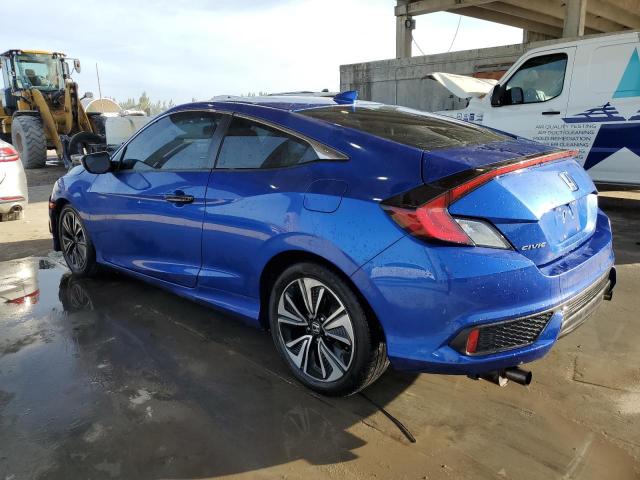 2HGFC3B73HH360837 - 2017 HONDA CIVIC EXL ლურჯი ფოტო 2
