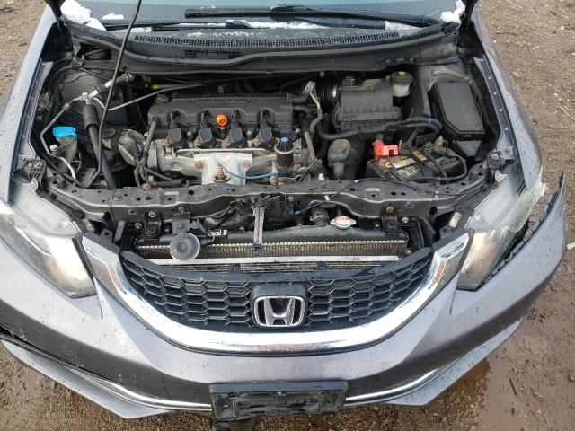 19XFB2F53FE046232 - 2015 HONDA CIVIC LX GRAY photo 11