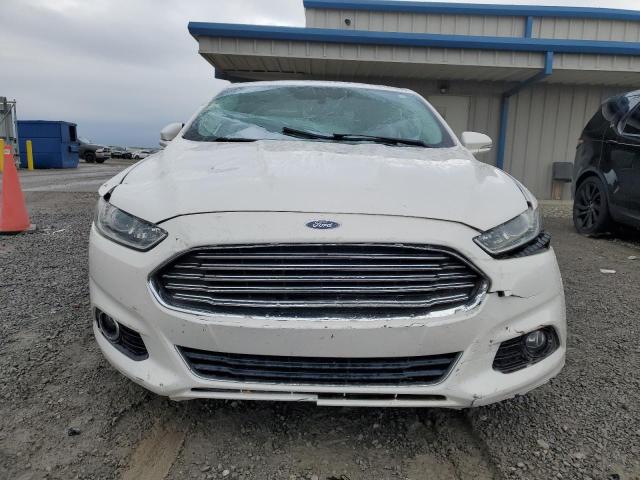 3FA6P0K9XER302023 - 2014 FORD FUSION TITANIUM WHITE photo 5