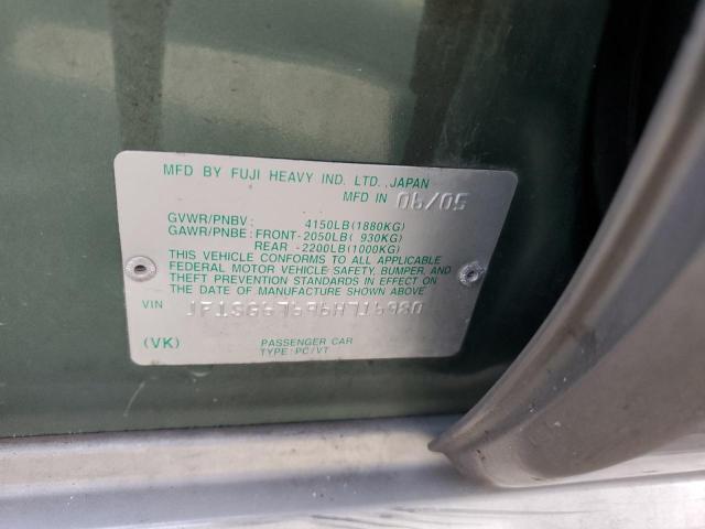 JF1SG67696H716980 - 2006 SUBARU FORESTER 2.5X LL BEAN GREEN photo 13