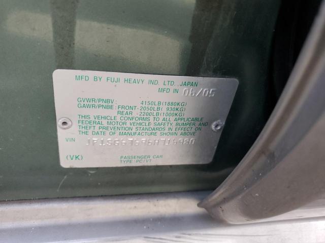 JF1SG67696H716980 - 2006 SUBARU FORESTER 2.5X LL BEAN GREEN photo 13