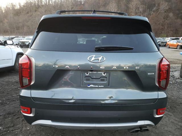 KM8R4DHE3NU474314 - 2022 HYUNDAI PALISADE SEL GRAY photo 6