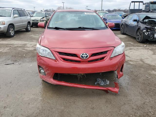 2T1BU4EE7BC564147 - 2011 TOYOTA COROLLA BASE RED photo 5