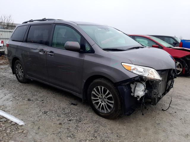 5TDYZ3DC9KS006359 - 2019 TOYOTA SIENNA XLE SILVER photo 4