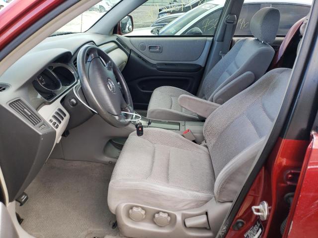 JTEGD21A530069062 - 2003 TOYOTA HIGHLANDER RED photo 7