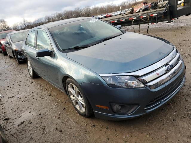 3FAHP0HA5CR236696 - 2012 FORD FUSION SE TEAL photo 4