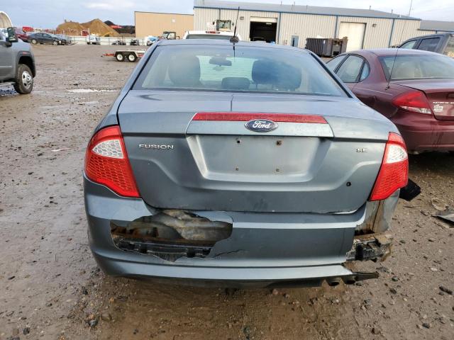 3FAHP0HA5CR236696 - 2012 FORD FUSION SE TEAL photo 6