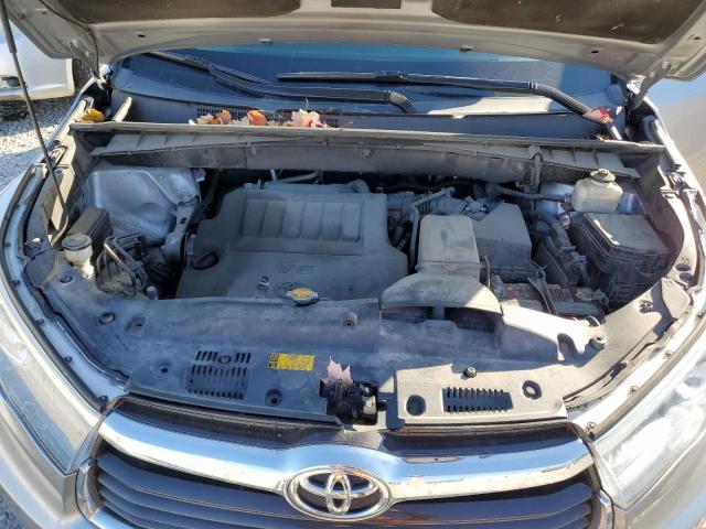5TDJKRFH8FS074773 - 2015 TOYOTA HIGHLANDER XLE Plata foto 12