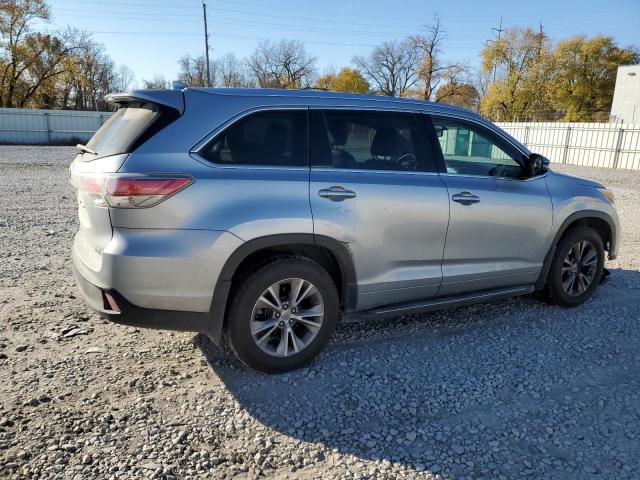 5TDJKRFH8FS074773 - 2015 TOYOTA HIGHLANDER XLE Plata foto 3