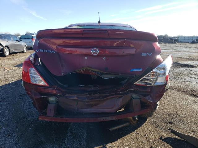 3N1CN7AP4GL887637 - 2016 NISSAN VERSA S RED photo 6