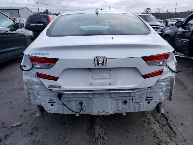 1HGCV1F13NA023974 - 2022 HONDA ACCORD LX WHITE photo 6