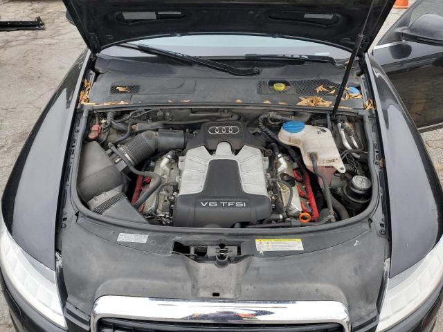 WAUKGAFBXBN055285 - 2011 AUDI A6 PRESTIGE შავი ფოტო 11