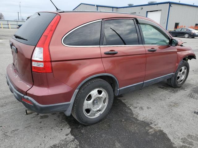 JHLRE38347C004301 - 2007 HONDA CR-V LX BURGUNDY photo 3