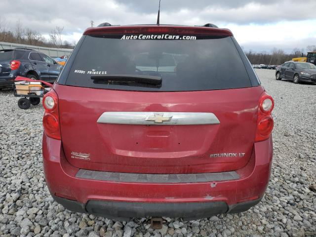 2GNALDEK9C1337389 - 2012 CHEVROLET EQUINOX LT BURGUNDY photo 6