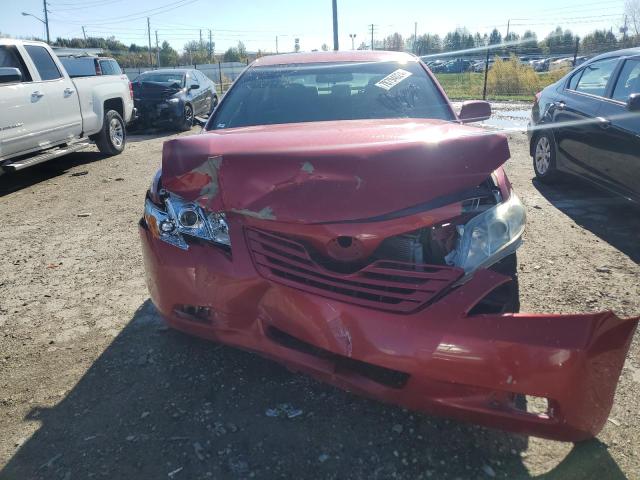 4T1BE46K27U146604 - 2007 TOYOTA CAMRY CE RED photo 5