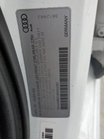 WAUHMBFC4EN052081 - 2014 AUDI A6 PRESTIGE თეთრი ფოტო 12