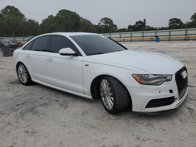 WAUHMBFC4EN052081 - 2014 AUDI A6 PRESTIGE თეთრი ფოტო 4