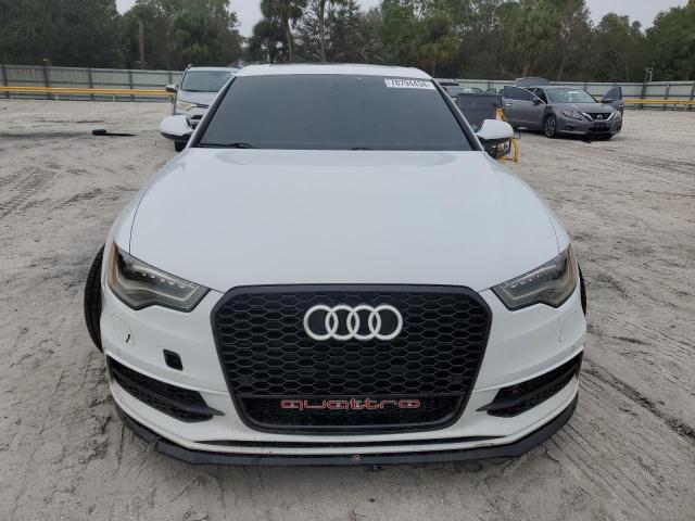 WAUHMBFC4EN052081 - 2014 AUDI A6 PRESTIGE თეთრი ფოტო 5