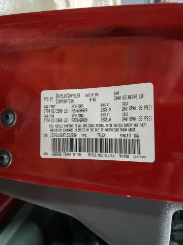 1D7HU18207J512290 - 2007 DODGE RAM 1500 ST RED photo 13