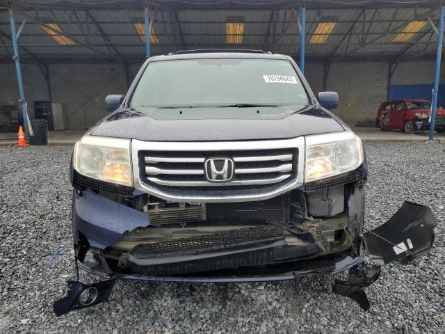 5FNYF4H96EB030060 - 2014 HONDA PILOT TOURING BLUE photo 5