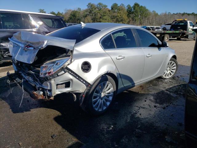 W04GR5EC7B1003201 - 2011 BUICK REGAL CXL SILVER photo 3