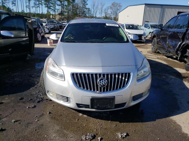 W04GR5EC7B1003201 - 2011 BUICK REGAL CXL SILVER photo 5