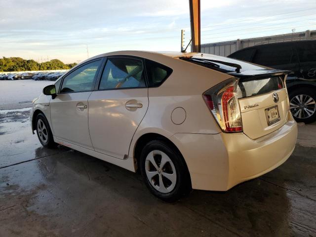 JTDKN3DU0D5591738 - 2013 TOYOTA PRIUS WHITE photo 2