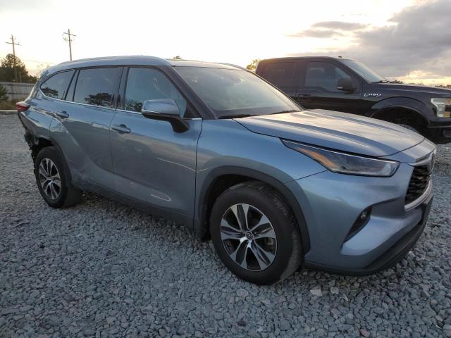 5TDGZRBH6MS144585 - 2021 TOYOTA HIGHLANDER XLE Mavi foto 4