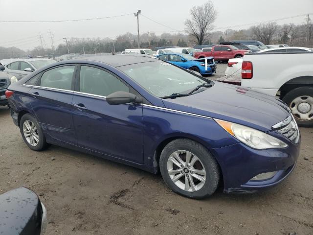 5NPEB4AC0DH580181 - 2013 HYUNDAI SONATA GLS BLUE photo 4