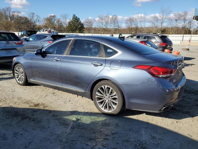 KMHGN4JE0FU050315 - 2015 HYUNDAI GENESIS 3.8L BLUE photo 2