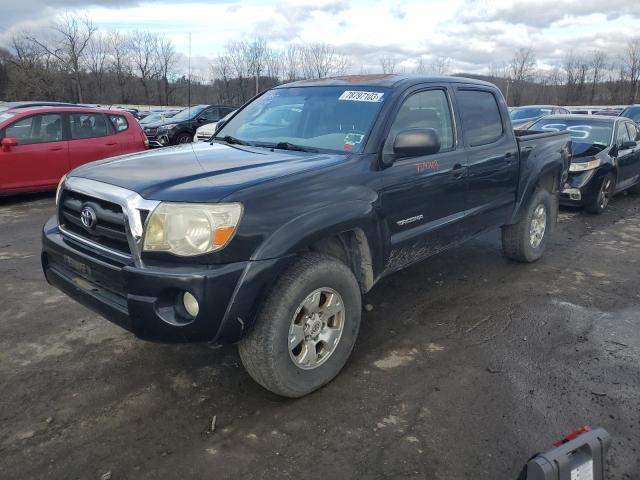 5TELU42N66Z224142 - 2006 TOYOTA TACOMA DOUBLE CAB BLACK photo 1