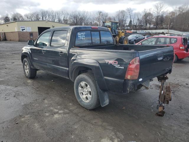 5TELU42N66Z224142 - 2006 TOYOTA TACOMA DOUBLE CAB BLACK photo 2