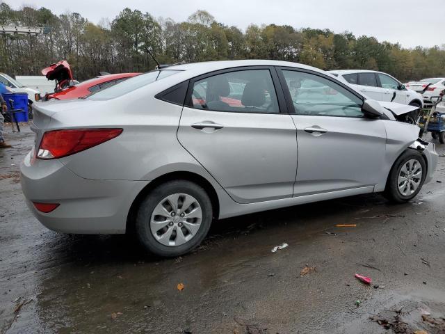 KMHCT4AE2GU059331 - 2016 HYUNDAI ACCENT SE SILVER photo 3