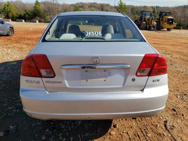 1HGES26792L002204 - 2002 HONDA CIVIC EX SILVER photo 6