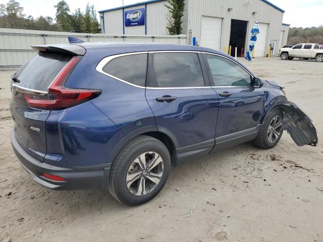 5J6RW2H24LL010972 - 2020 HONDA CR-V LX BLUE photo 3