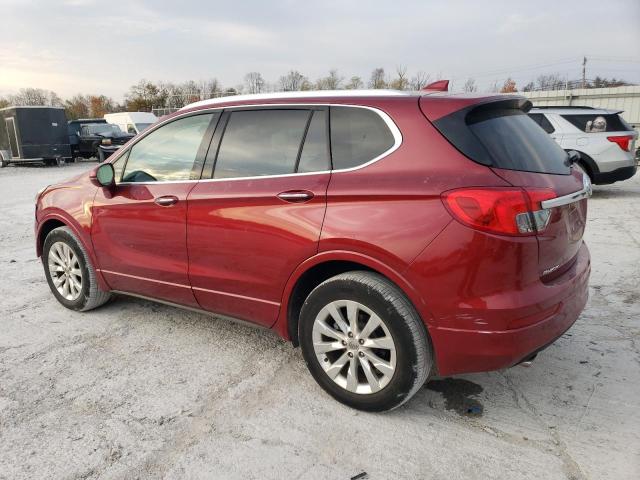 LRBFX2SA7JD009990 - 2018 BUICK ENVISION ESSENCE RED photo 2